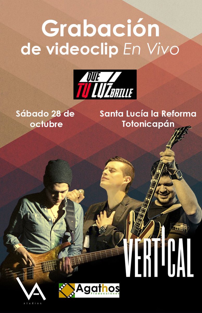agathosproducc's tweet photo. Grabación VideoClip @GrupoVertical EN VIVO 28/10/2017 Estadio Santa Lucía La Reforma Hora 5:00 pm #VisualArtsStudio #AgathosProducciones https://t.co/zO5UYo8qtR