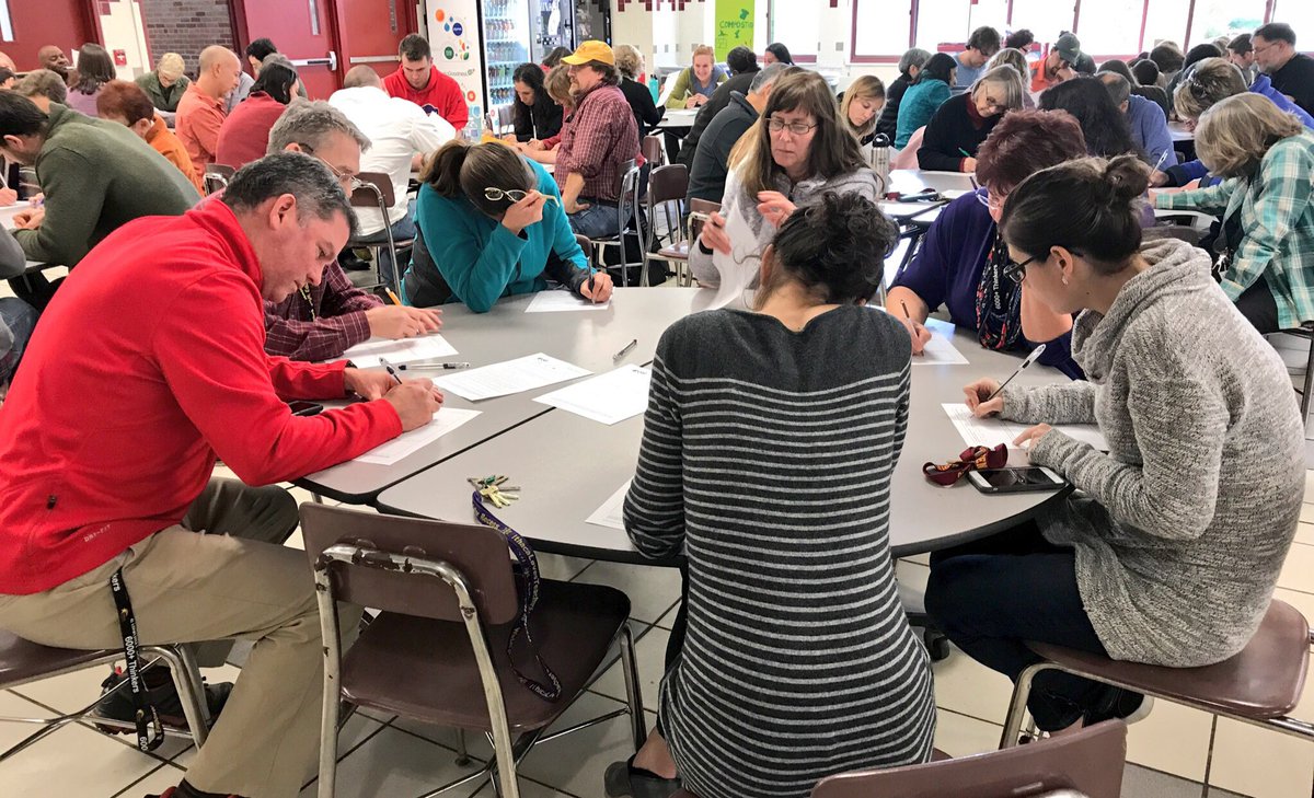 DrMikeSimons's tweet image. @IthacaHS_NY staff thinking deeply about making connections with students, led by @IamKpH2 #ICSDPLC @IthacaNYSchools