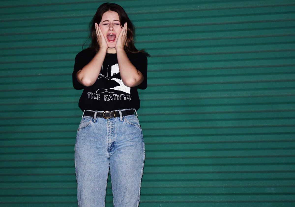 Thekathys's tweet photo. Hey yall we're selling our first shirts at the show tonight! Get em before they're gone. https://t.co/ZxD8spDKsQ for the Internet people https://t.co/PRfKKTbNCD