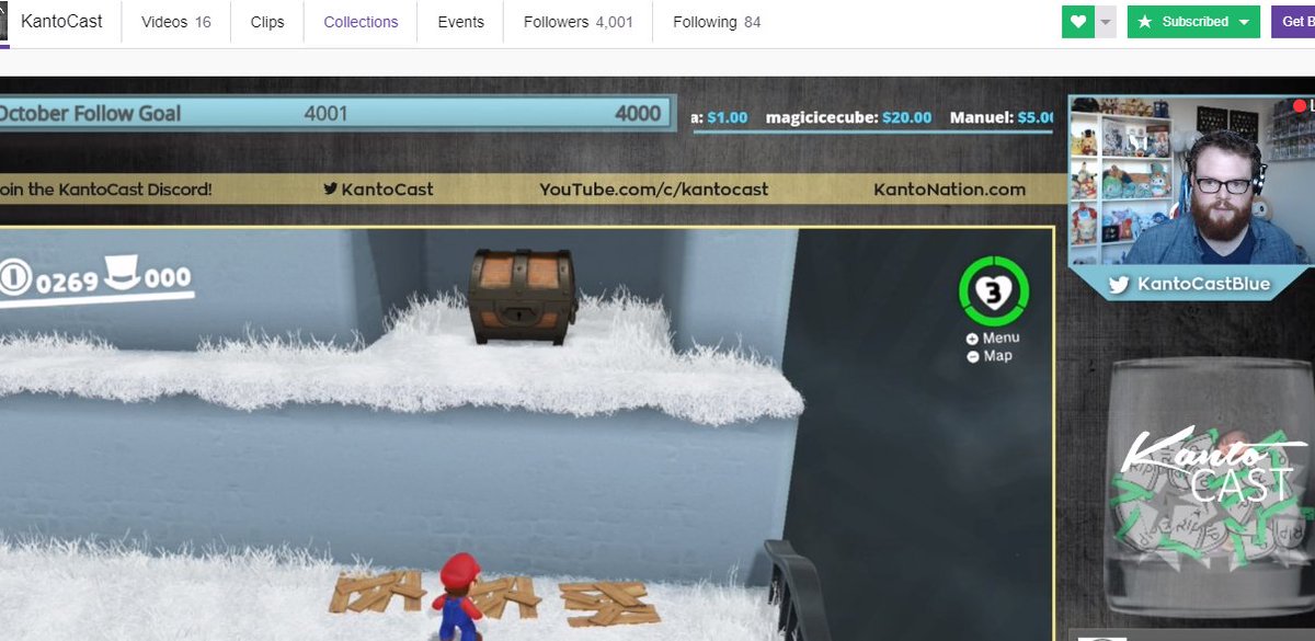 TOverstreet619's tweet photo. @KantoCastBlue Yooo follower goal! Nice! #MarioOdyssey #KantoCast #Twitch #goals https://t.co/YvmFneOHoU