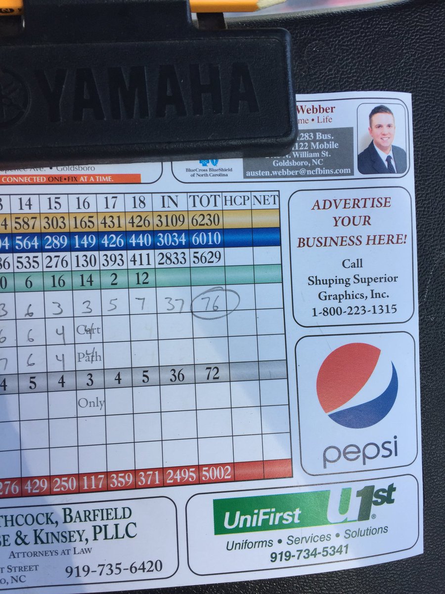 BennettJJohnson's tweet photo. Typically in the 90’s. Set a goal back in May to break 80 by summers end. Didn’t do it by summers end but finally broke it today. #setgoals #breakgoals #76 https://t.co/WDIaNkoJUr