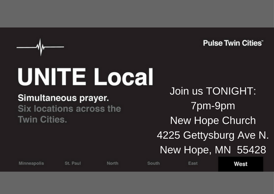 EnduranceChurch's tweet photo. Join us tonight for prayer and worship @ New Hope Church! #EndurancePrayer #PulseTwinCities #UniteLocal https://t.co/lJJYdISI1v