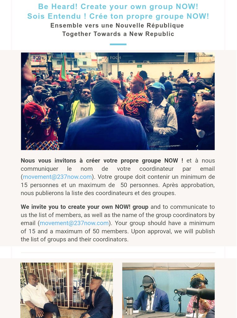 237Now's tweet photo. Be Heard! Create your own group NOW! Sois Entendu ! Crée ton propre groupe NOW! - > https://t.co/FRJa46ihoF https://t.co/xt6xrqA2kz