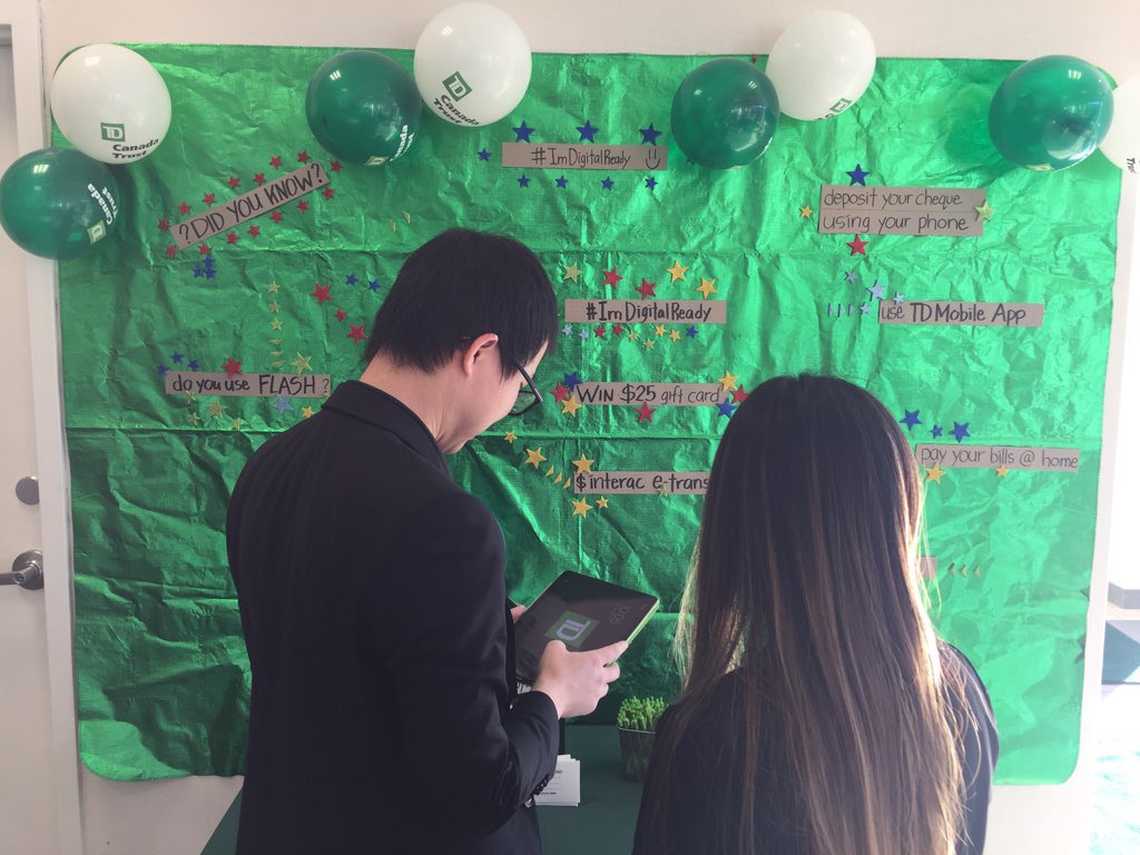 Oakridge is digital ready! Are you?! #iamdigitalready  <a href="/susansmleong/">Susan</a> @AndrewP_TD @MauroManzi_TD @SilviaL_TD