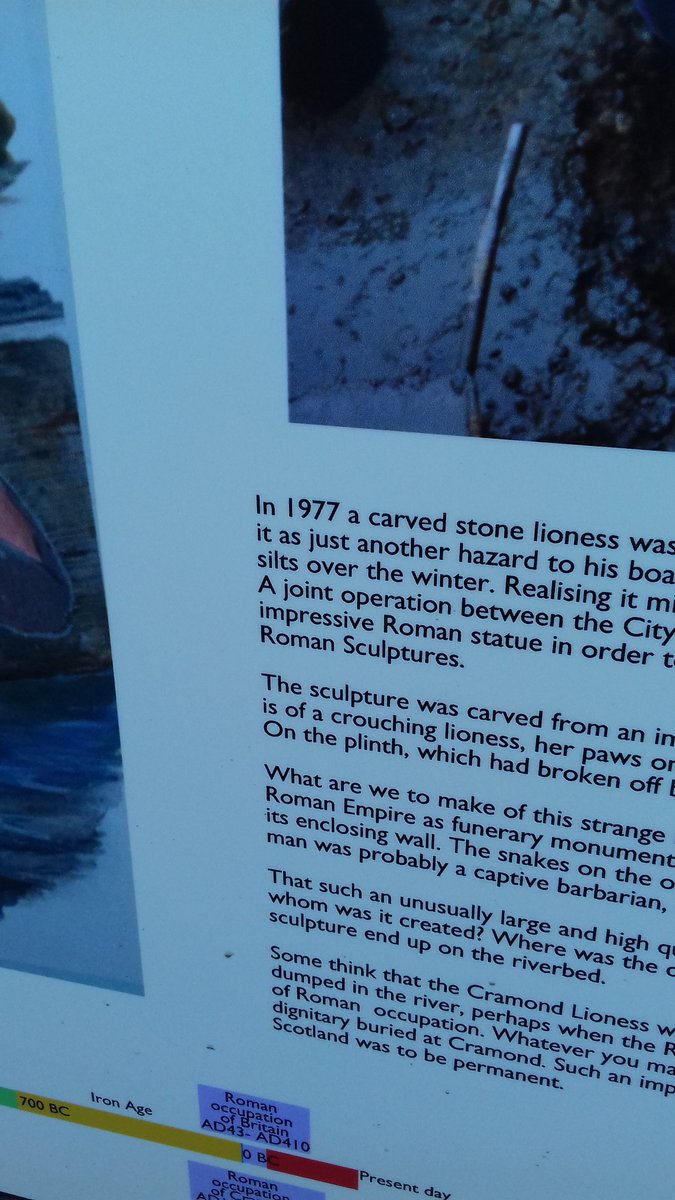 KenoidBrown's tweet photo. @Edinburgh_CC I remember the Lioness being found by my friend's dad...in 1997. I wasn't around in 1977 #oops #cramond #factsonly https://t.co/nwgfWdWQqC