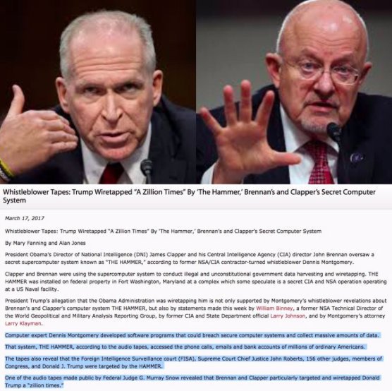 SarahGi00782242's tweet photo. @Crossbearer1956 Remember When #JamesClapper Categorically Denied Any Wiretap Against Trump Campaign? #ClapperLied #TrumpTrain #MAGA @realDonaldTrump @POTUS https://t.co/shlSRHMQpU