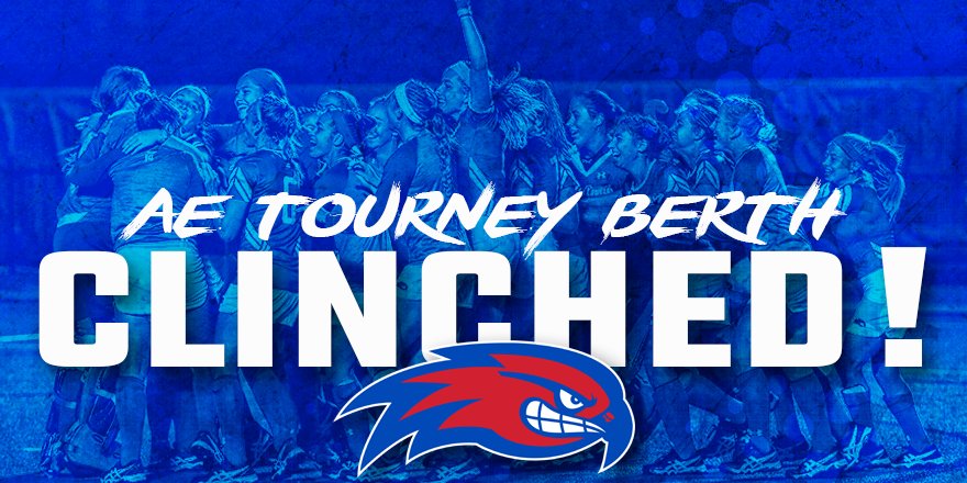 WE'RE IN! With the outcome of today's #AEFH games, we've officially clinched a spot in our second straight AE Championship! #RiseUp