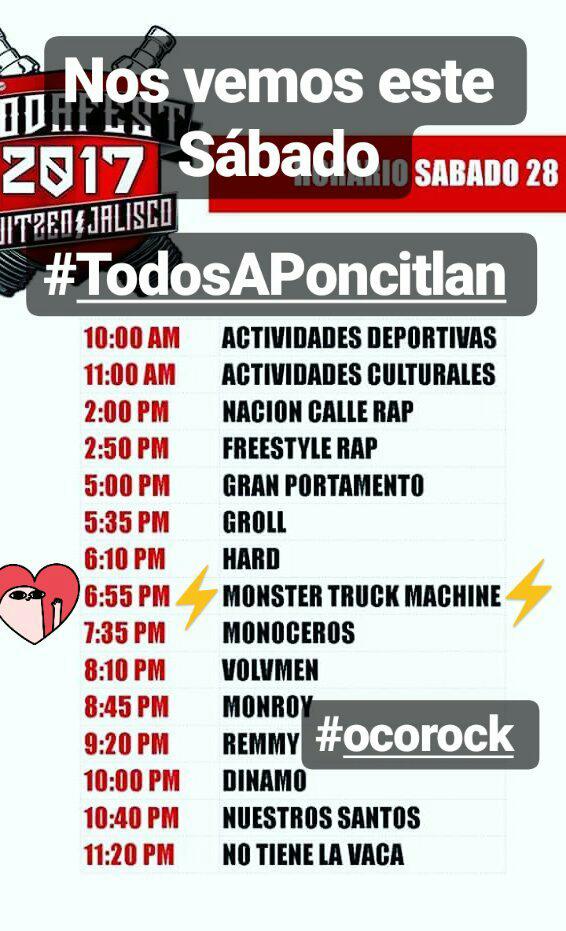 mtm_musicmx's tweet photo. #HayVocesQueMeDicen que debo de ir mañana a #Poncitlan a ver a #LaMTM ⚡🤘⚡
#FelizViernes #rocknroll #RodaFest https://t.co/0z5eQ7yywR