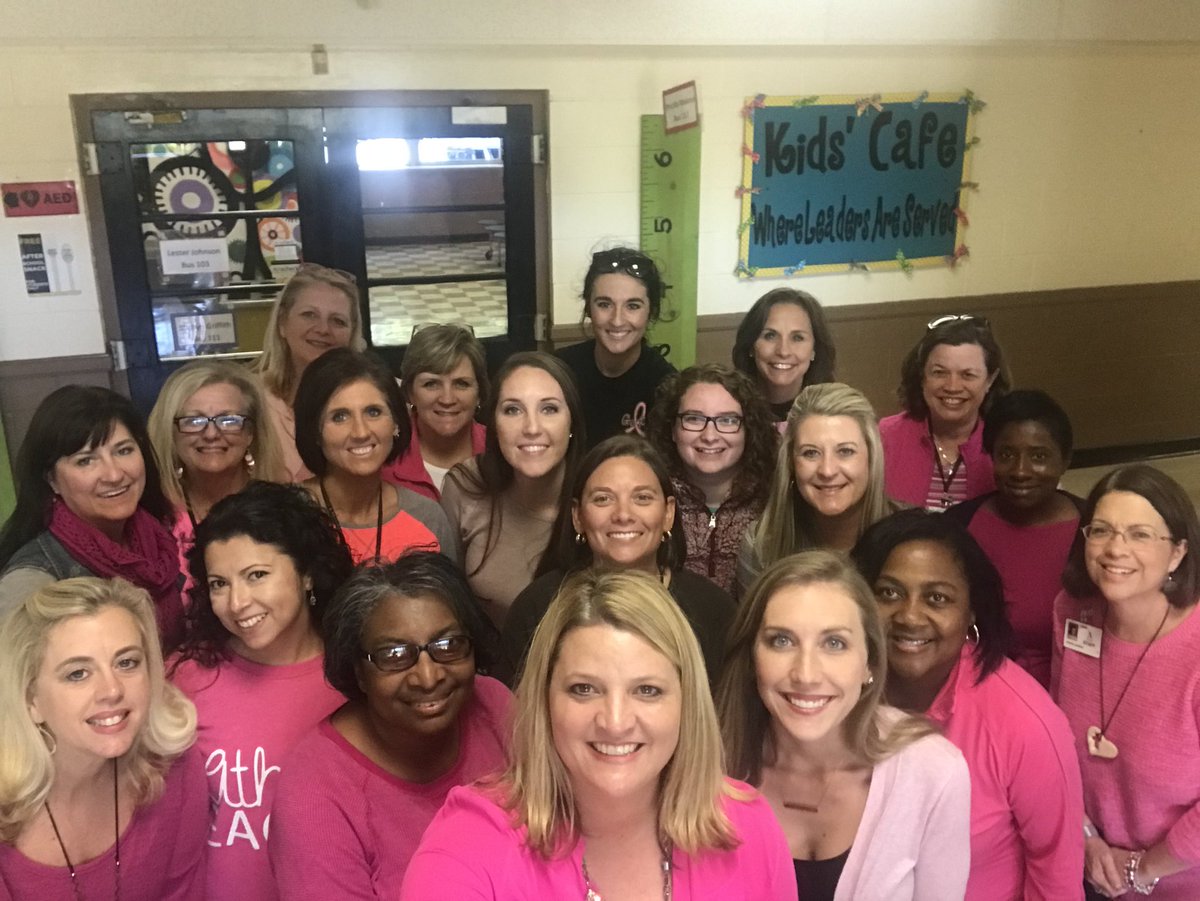 jneelem's tweet photo. Today we showed up in PINK to support Breast Cancer Awareness!! #JNESrocks 🎀 https://t.co/WZPeczMaSd