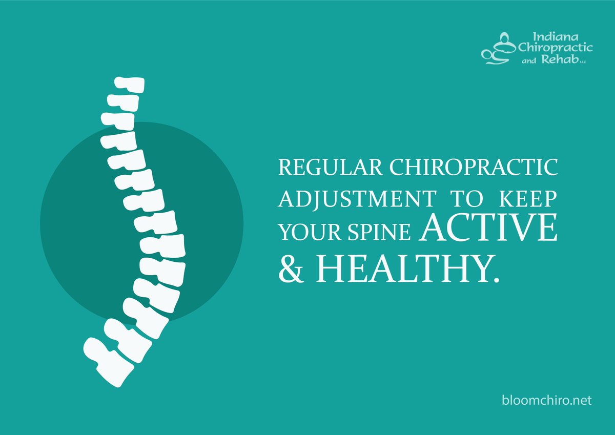 Regular #chiropractic adjustment to keep your #spine active and #healthy.