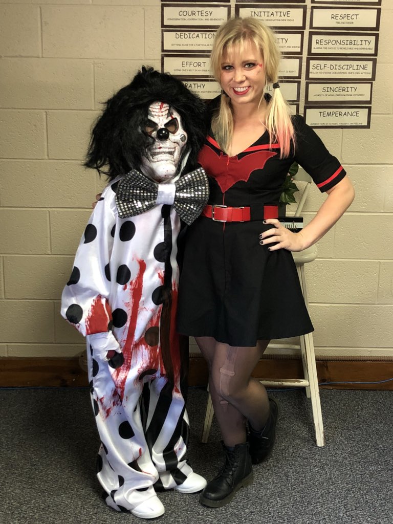 tonyafinnerty's tweet photo. These two have taken Halloween pics since Landry was born! College couldn’t stop this tradition! #Madara #LLCoolG https://t.co/IPBSxT5A4v