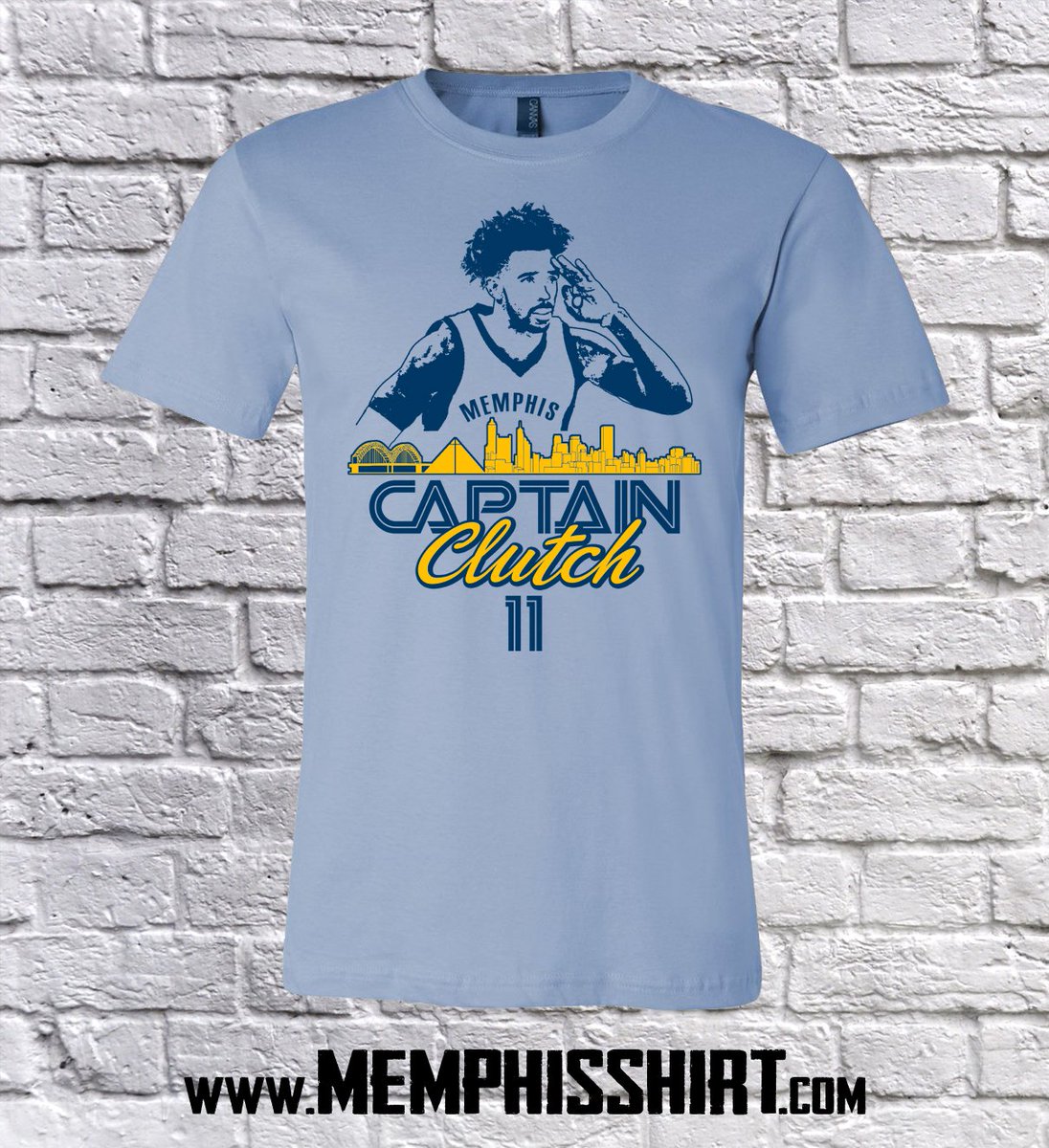 Memphicity's tweet photo. Conleys late game heroics prompted many to ask us to bring back #CaptainClutch shirts so we did. Giving some away FREE. RT &amp; follow to enter https://t.co/QxuNLThFP9