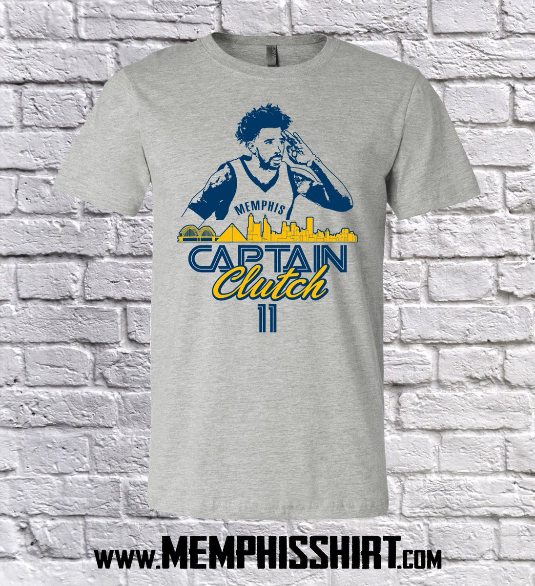 Memphicity's tweet photo. Conleys late game heroics prompted many to ask us to bring back #CaptainClutch shirts so we did. Giving some away FREE. RT &amp; follow to enter https://t.co/QxuNLThFP9