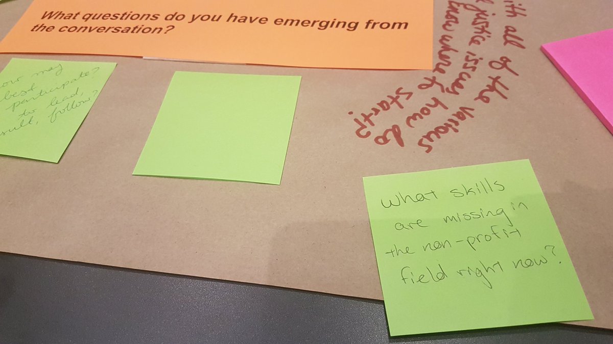 What skills are missing from the non profit field... And do you have them (or be able to grow them?) #UofTW4C #uoftcareers