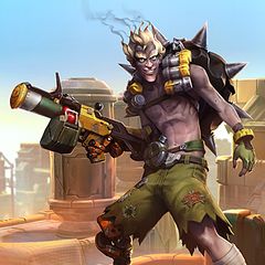 NicHeroes's tweet photo. Giving away a Junkrat code follow and RT to participate 
Announcing winner after our games on sunday #HGCFinals https://t.co/h6sLmBTB3W