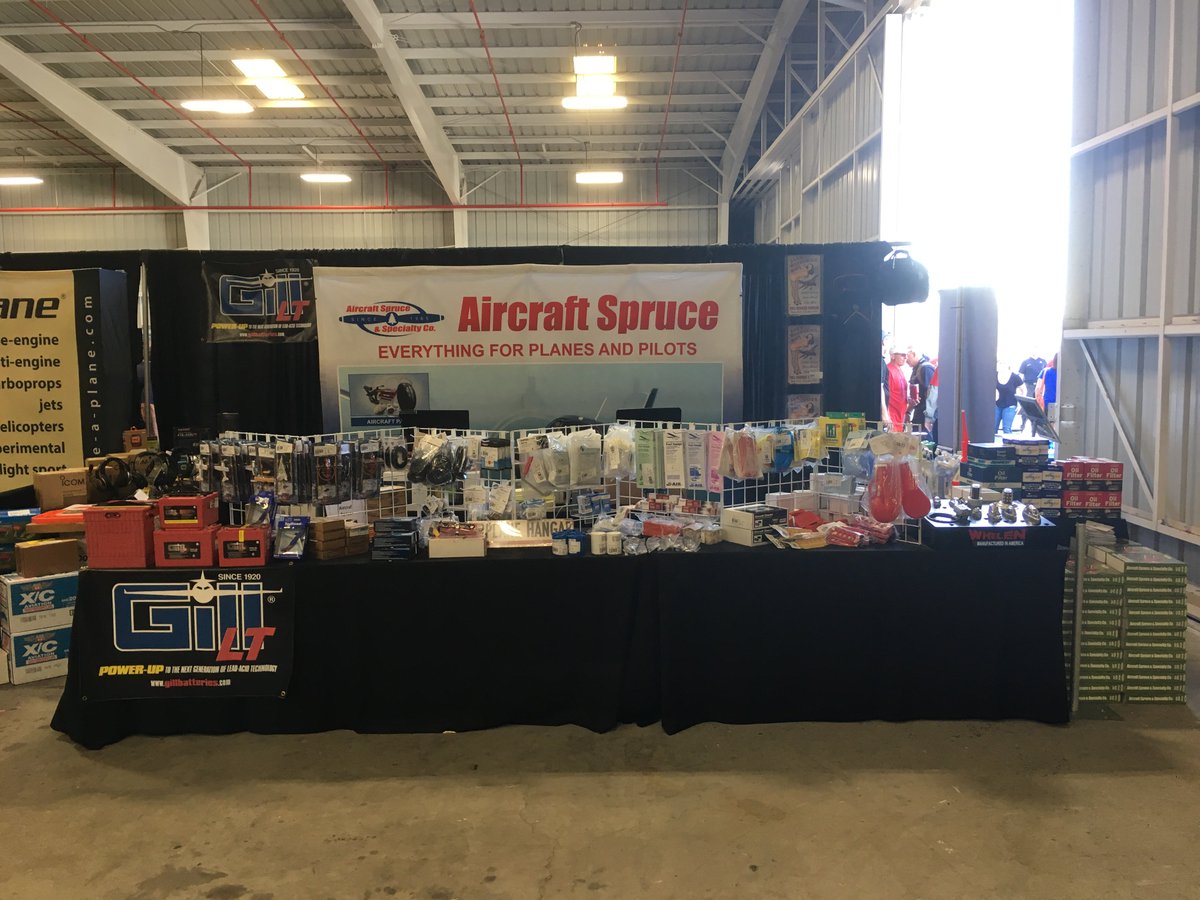Come join us today and tomorrow at Peter O. Knight Airport for the final AOPA Fly-In of 2017! Aircraft Spruce is on-site in booths 42 &amp; 43.