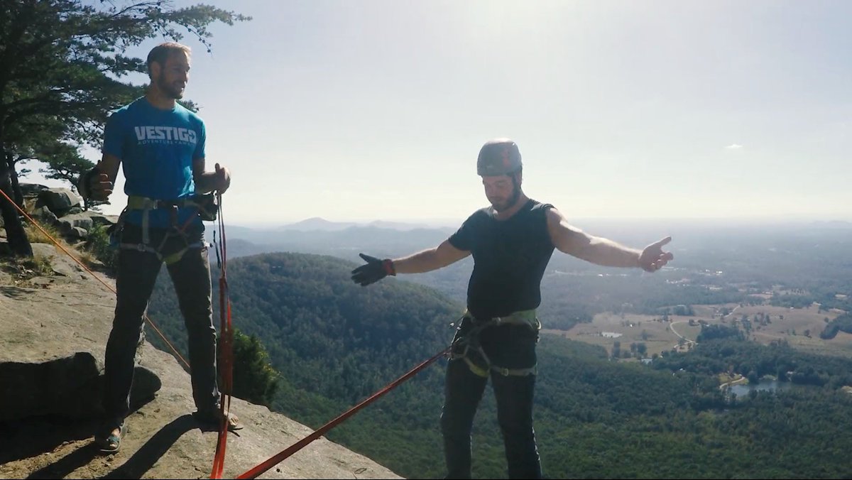 #AthensGa-based outdoors co. &amp; <a href="/atdc/">ATDC</a> #startup <a href="/VestigoCo/">Vestigo</a> helped our #FinTech co. <a href="/GreenlightCard/">Greenlight</a> rappel Yonah Mtn.: ow.ly/zIJi30gbrQj