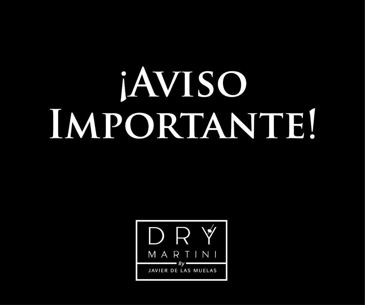 DryMartiniMx's tweet photo. Lamentamos informarles que del 27 de octubre al 4 de diciembre del 2017 nuestras instalaciones se mantendrán cerradas. https://t.co/4J4JHmA6dF