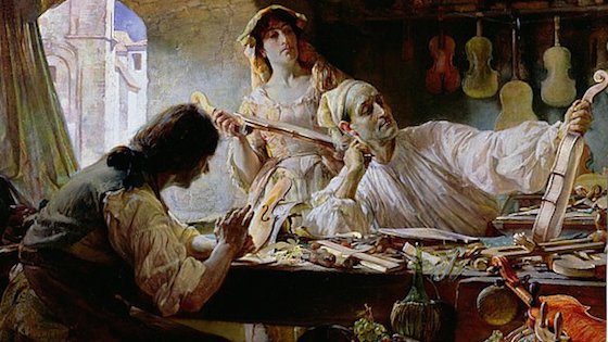 violinist's tweet photo. In any orchestra, the #violins can range across centuries in their year of origin! When was yours made? #weekendvote https://t.co/VCKJmUUvuF https://t.co/4OIDSnej6T