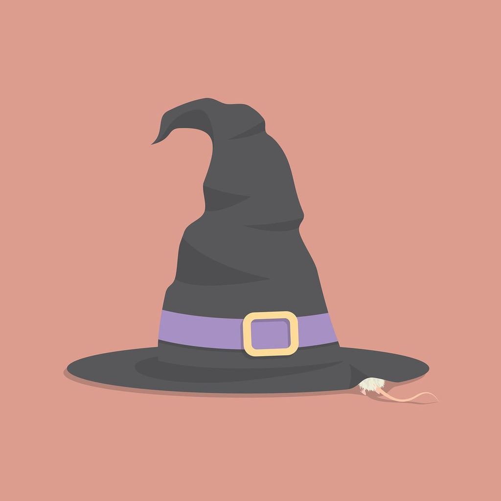 technowlogy's tweet photo. Started a bunch of different illustrations, Ended up finishing this little hat #adobeillustrator #halloween #witch #designeverything #desig… https://t.co/zzBy9tm6gd