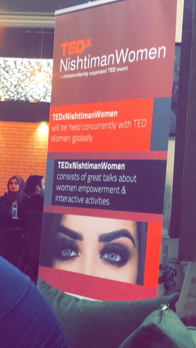 aeman_ismail's tweet photo. #TEDxNishtimanWomen
#SupportTeam https://t.co/bE2YCOkKDm