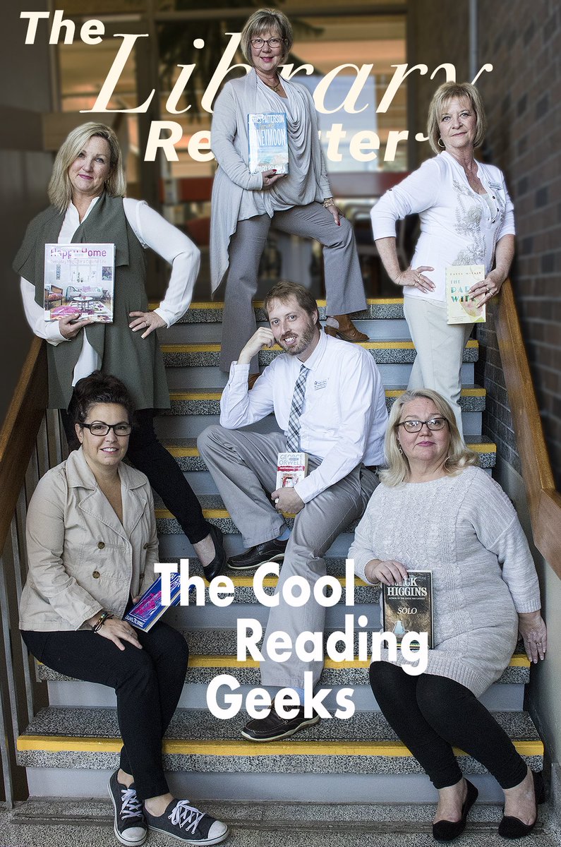 SSM_Library's tweet photo. Who said the library is all business?! Check out these classic shots redone with some bookloving flare!
#parodyfun https://t.co/eXt3B9va72