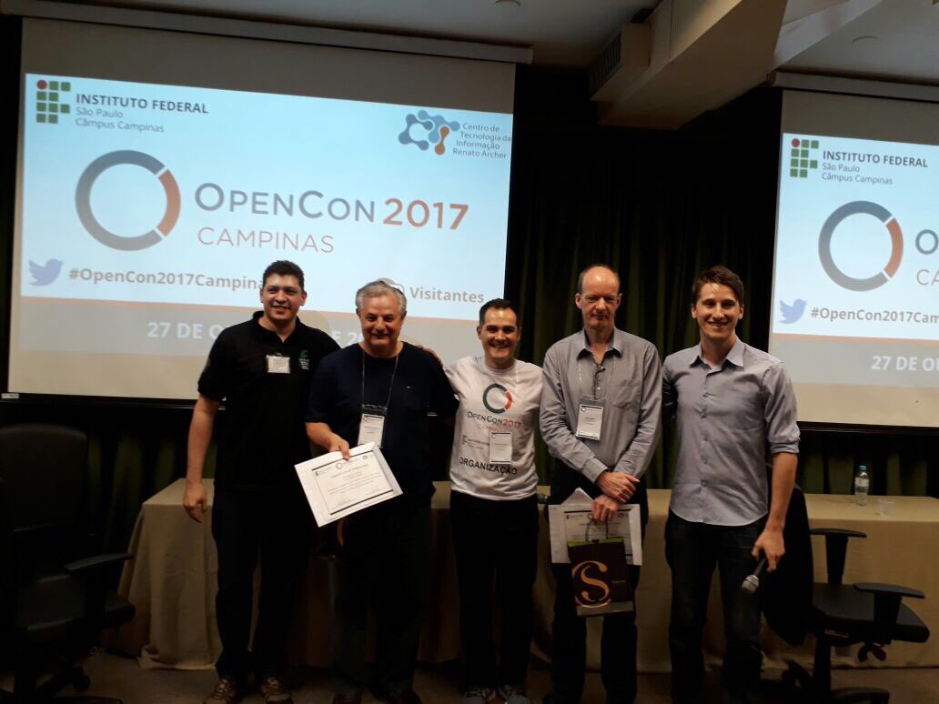 andreiwid's tweet photo. #OpenCon2017Campinas #opencon thanks to our first two speakers https://t.co/urnf4mBJjF