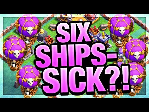 clashroyaleinfo's tweet photo. SIX SICK SHIPS - For REAL This Time! Clash of Clans Builder Hall Strategy! - https://t.co/6iT6fWe69R #clashroyale #clashofclans https://t.co/bowKcyEZrV