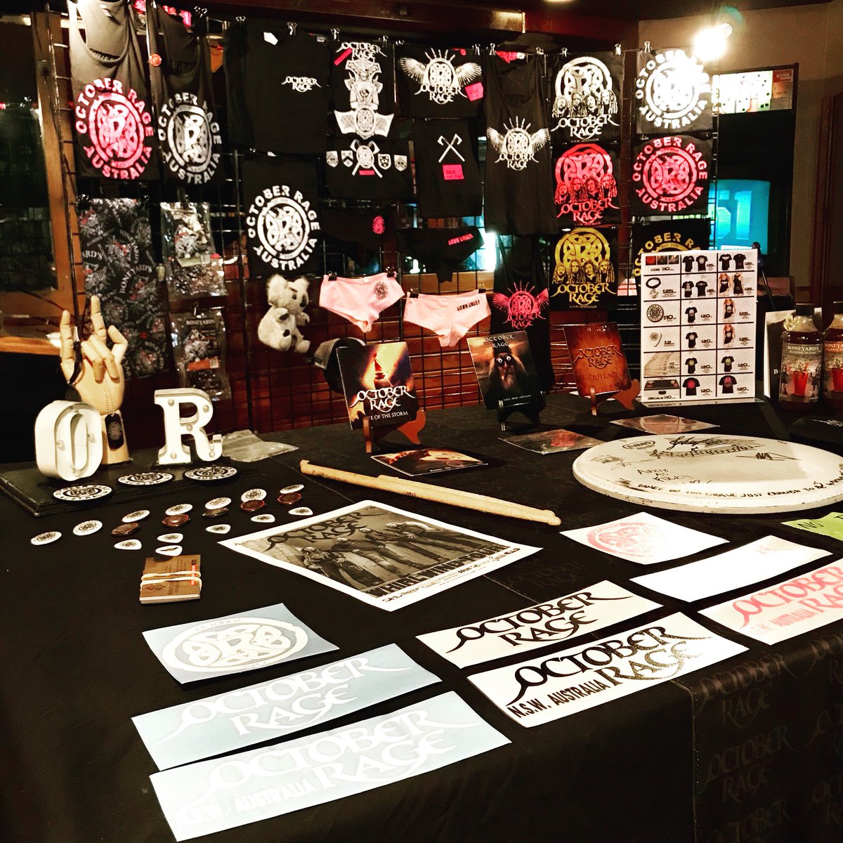 Get all your October Rage merch at octoberrage.com #octoberrage #merch #getsome #youknowyouwantit