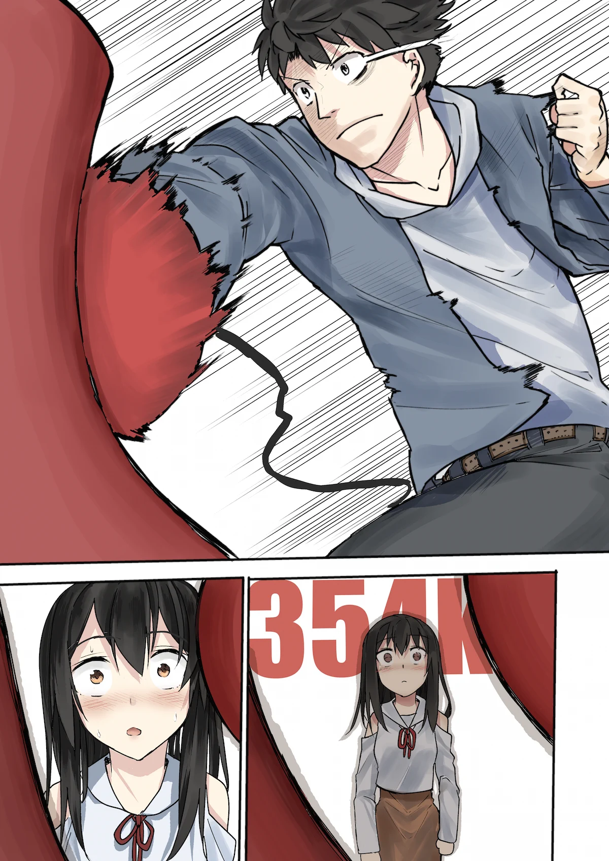 パンチングマシーンで男女差を感じる？力強い幼馴染にときめくかも？