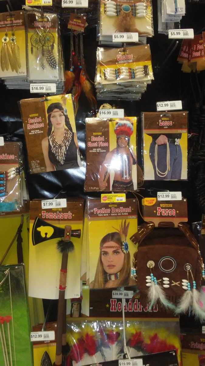 BeatriceEkoko's tweet photo. Urgh!! Stop @PartyCity with the #racist #Halloween costumes.#indigenity is not for your fucked up entertainment. https://t.co/I9zzCW5KOa