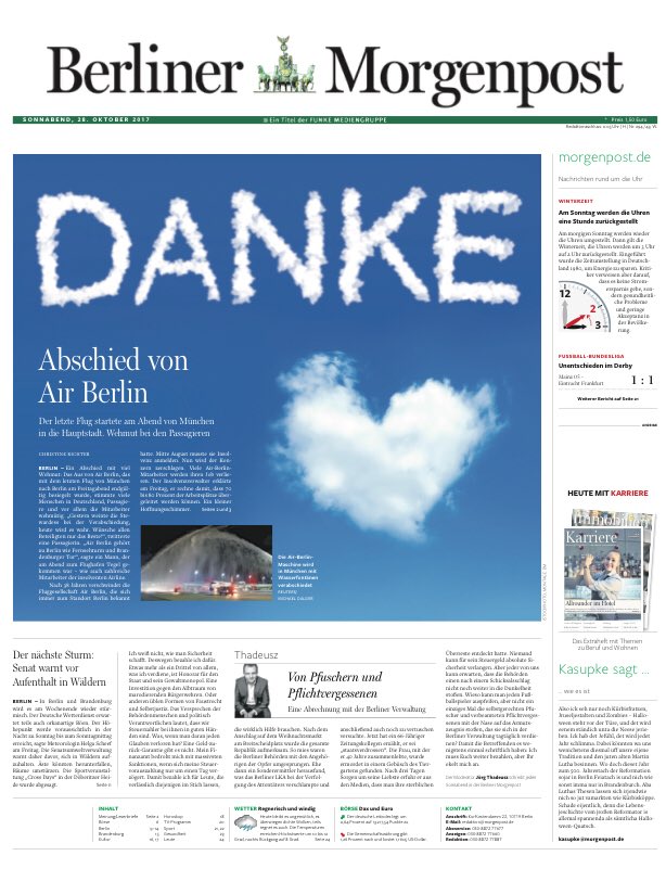 morgenpost's tweet image. Danke #ber4evr @airberlin #Ab6210