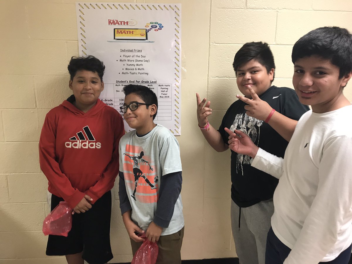 EIPelzer126's tweet photo. First In Math MVPs!!
@chrisfree1908 @ConleyHillsES @JPettwayFCS @ic_rock 
#WeAreACEingOurMath! https://t.co/MUIzWBeMud