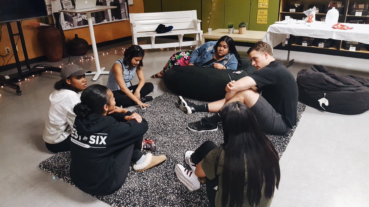 small groups last night at youth! join us next week🙏🏽🙌🏽