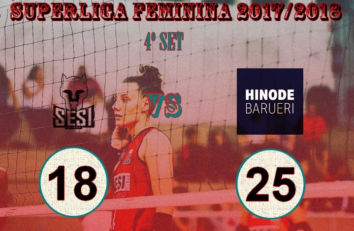 sesiloco's tweet photo. MAIS UMA DERROTA! @SesiSP_volei acaba de perder por 3 sets a 1 para o @hinodebarueri #GoSesi #SesiLoco #TOSG https://t.co/5KIvKUDWz3
