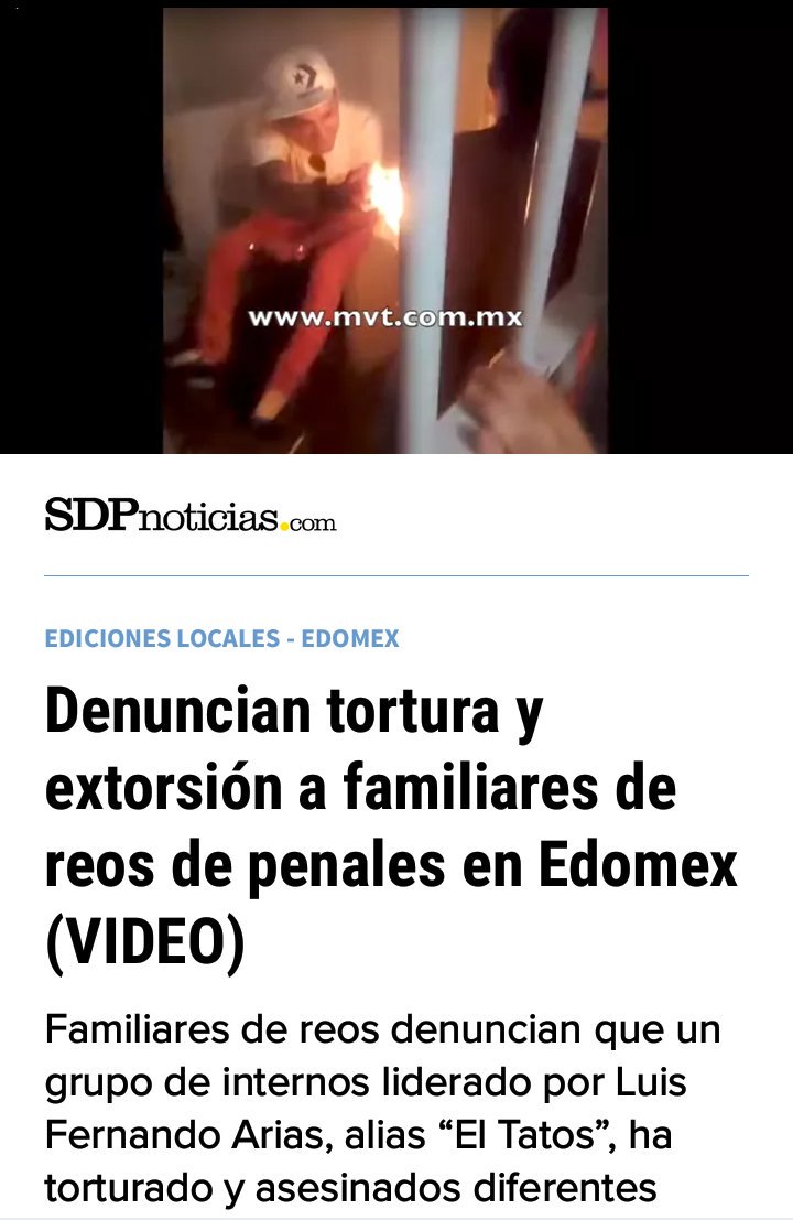 oskar2687's tweet photo. https://t.co/SSbyaI4iXV LAS CÁRCELES EN EDOMEX SON CENTROS LUCRATIVOS PARA LOS NARCOPRIISTAS
@Metaemergencia @AlbaniaOC  @Patricia_aries https://t.co/psTtlnLYkQ