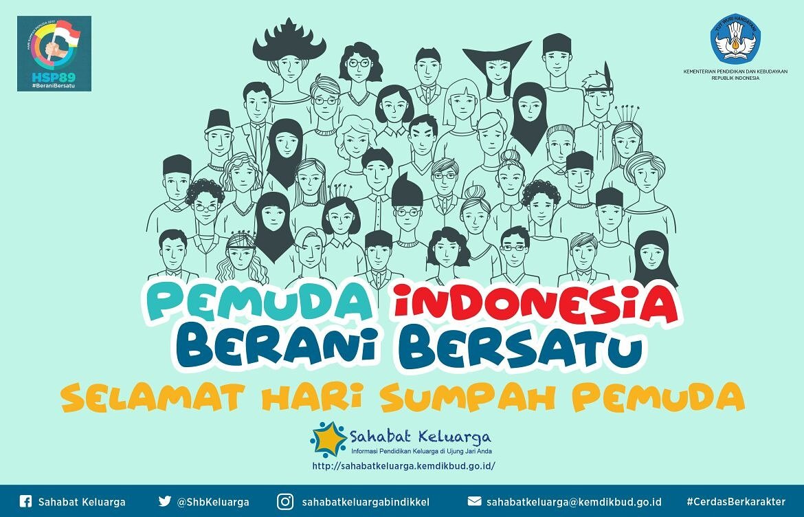 Pemuda Indonesia #BeraniBersatu - Selamat Hari Sumpah Pemuda