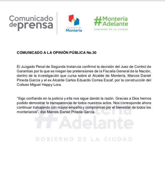 MarcosDanielPG's tweet photo. Sigo confiando en la justicia y ella nos sigue dando la razón. https://t.co/aZChcSeXNy https://t.co/YyQ96V9nJO