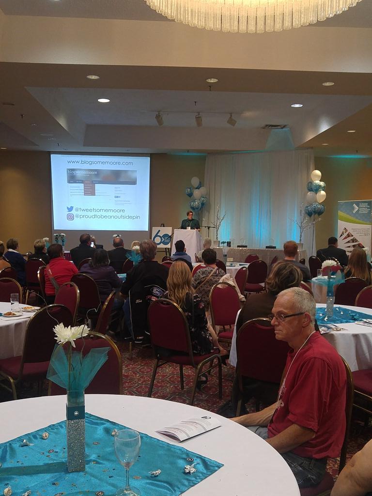 LyraBlaney's tweet photo. Shelley Moore - special guest speaker at NBACL Champions of Inclusion Awards https://t.co/m5pdNO8qGt