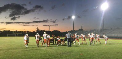 DBHSpathfinder's tweet photo. Onside kick recovered first play from scrimmage jaylan knighton equals a touchdown 7-0 score #LetsGoBucks #BeatPiper https://t.co/GJ4Vo38uDW