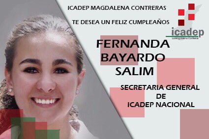 IRHMContreras's tweet photo. De parte de toda la familia @ICADEPContreras, le desamos un Feliz Cumpleaños a nuestra lider y amiga @ferbayardo! https://t.co/NwkRrGFDoU