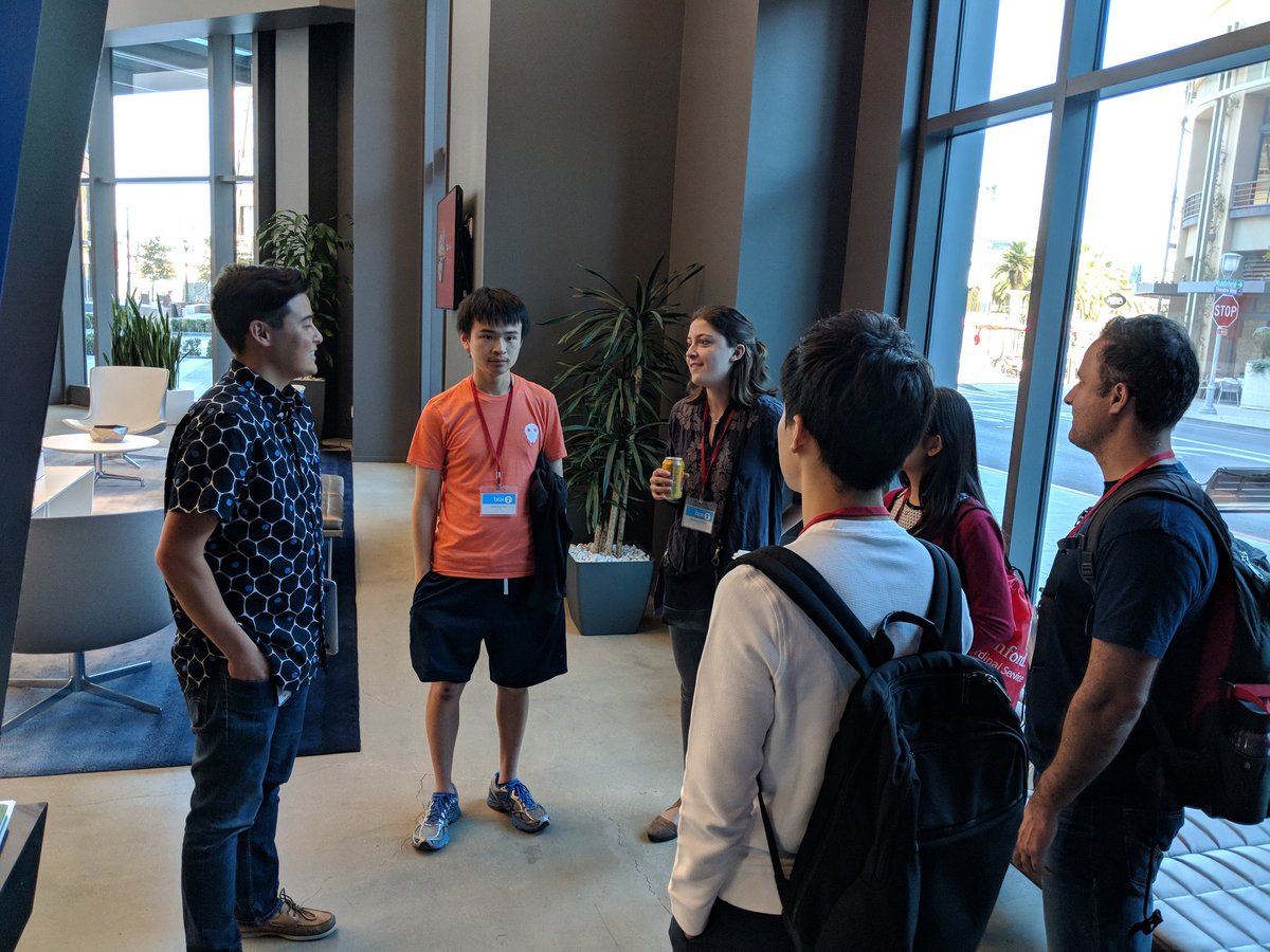 DavidGBEAM's tweet photo. Trekkin inside the @BoxHQ today. Thinkin outside of it. Thanks to superalum @ChadKamisugi for hosting! https://t.co/8nWc820PWO