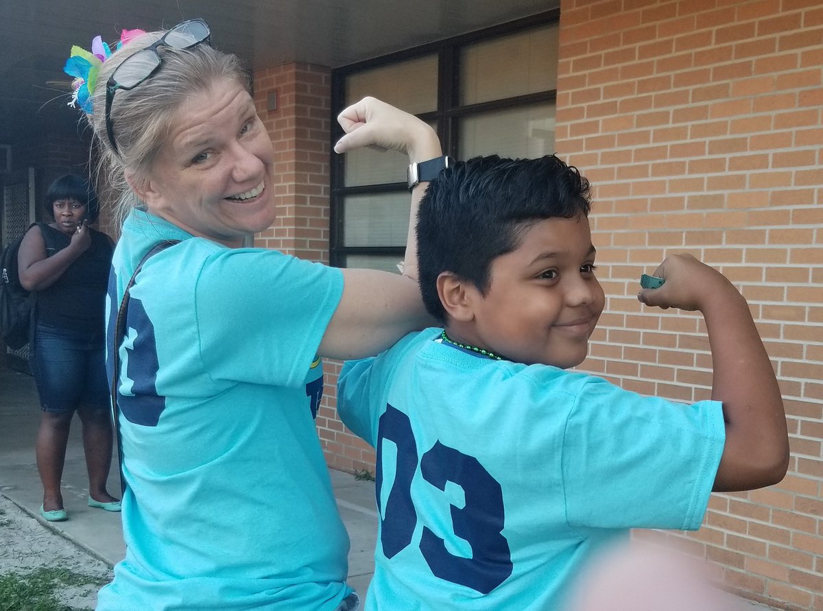 Representing 3rd grade at the fall festival.