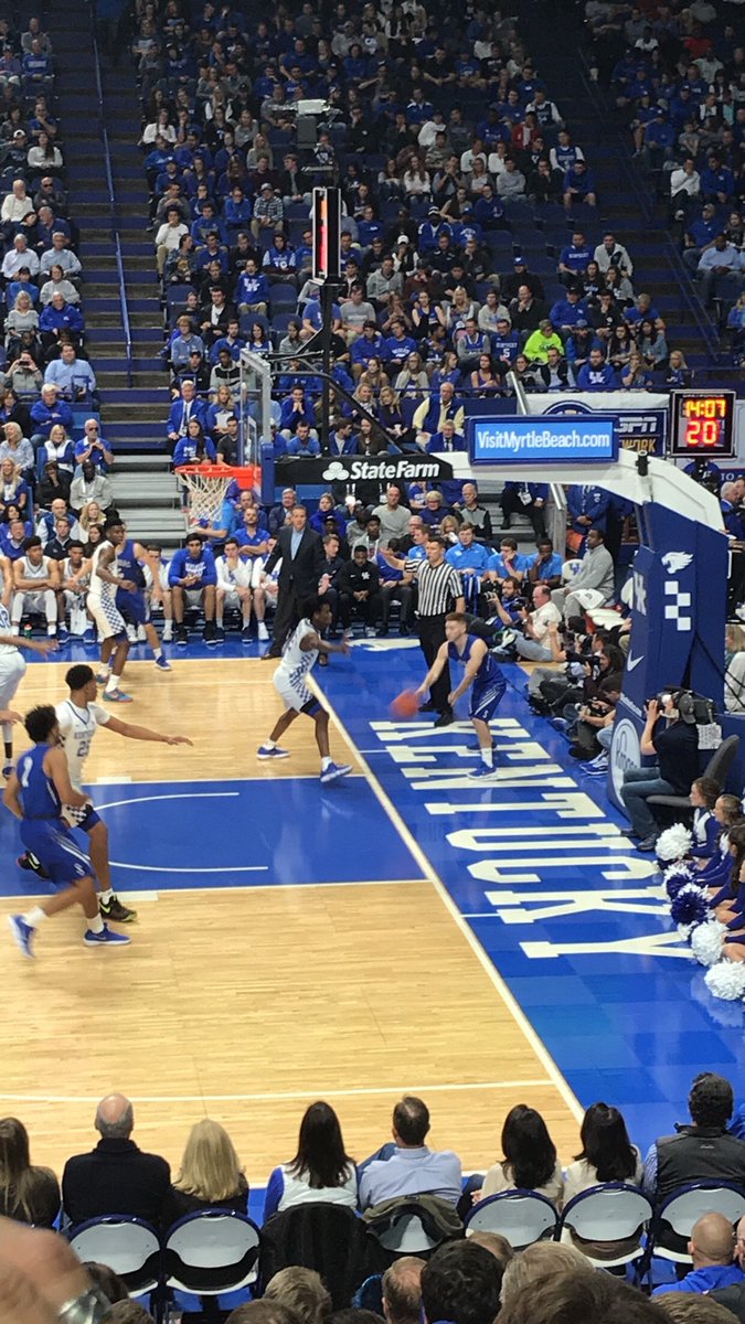 SCHSBoysBball's tweet image. 2016 SC graduate Ryan Baker playing vs. UK at Rupp arena tonight! @ryanbaker122