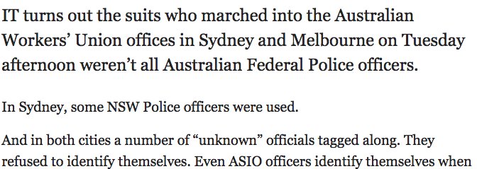 SusanneRosh333's tweet photo. No credit for Cash’s tip #AWUraids #unionbashing #GetBill #auspol https://t.co/bvskVvxdPj https://t.co/mV63sq7KKR