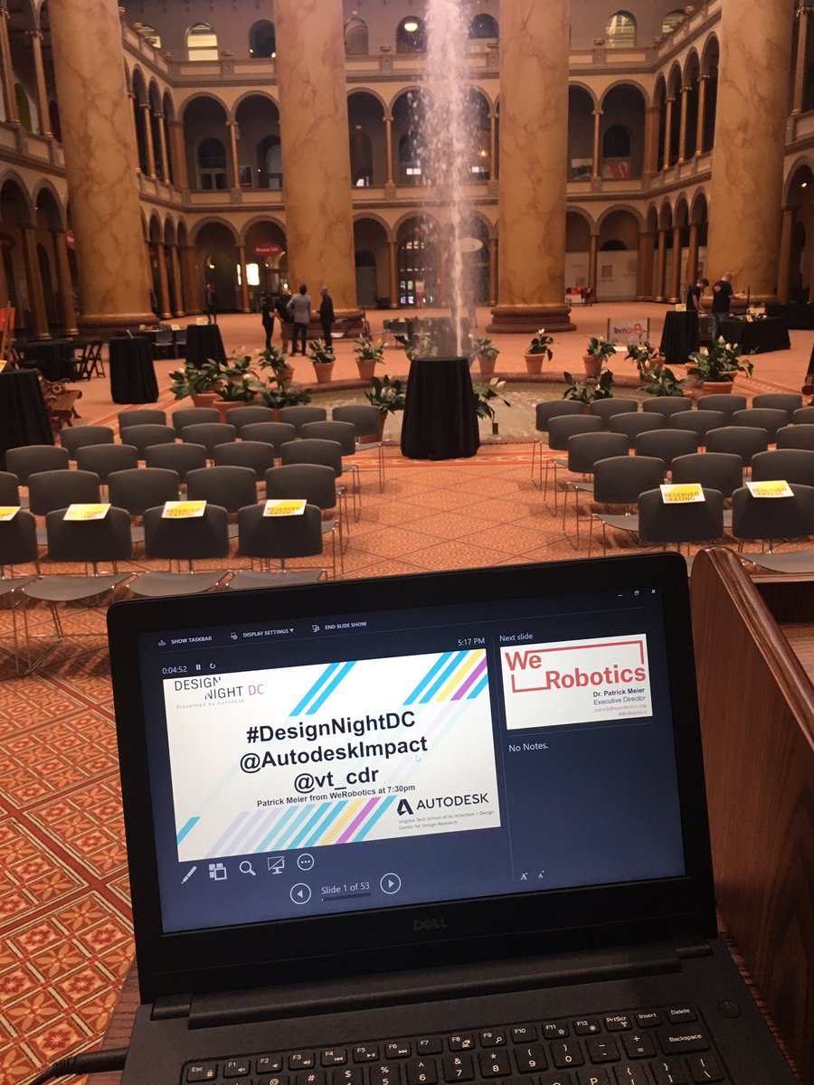 autodeskgallery's tweet photo. Design Night DC is ready to roll! The beautiful National Building Museum. #designnightdc #autodeskimpact https://t.co/1018mLonUQ