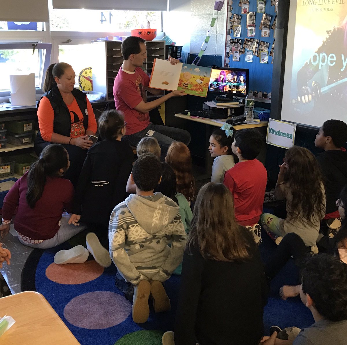 Thank you Mr. &amp; Mrs. Weid for reading to us! Happy birthday Julianne!!!