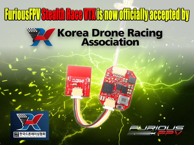 #FuriousFPV Stealth Race VTX are now officially accepted in many race events! See you at Drone Sports IDSC!
#StealthRaceVTX #smartcontrol
