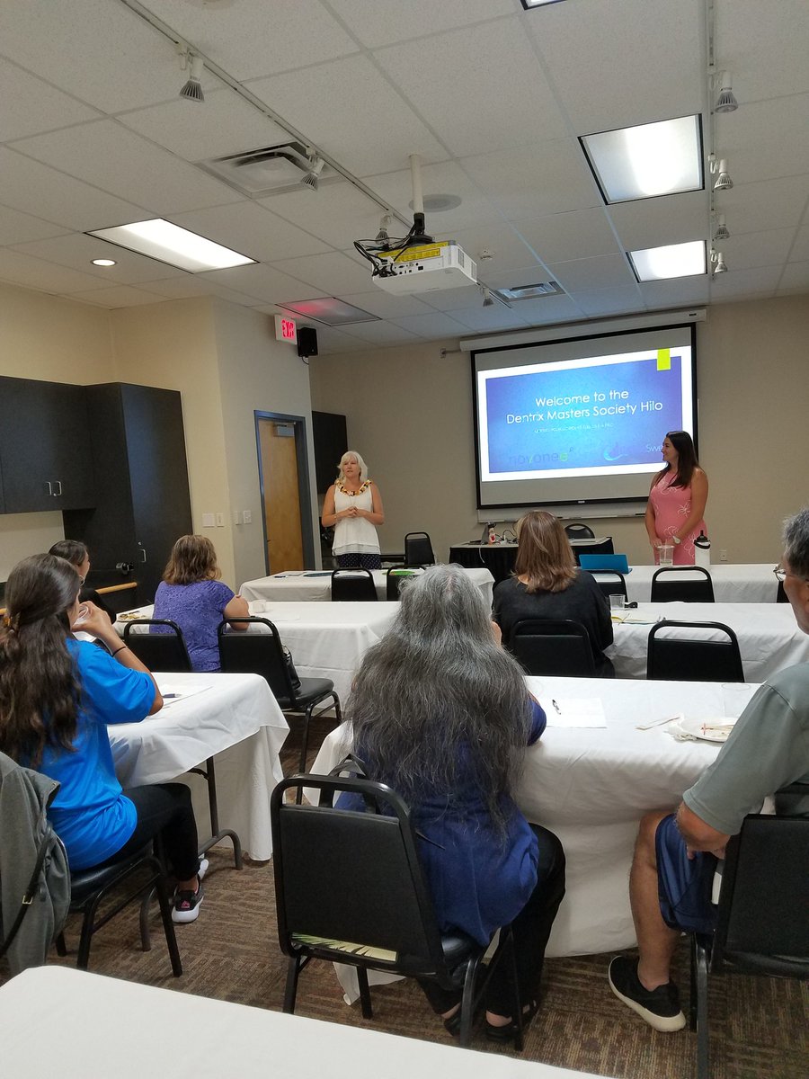 DentrixExpert's tweet photo. Sadie and Dayna are rockin @Dentrix Master Society Hilo, great group on a Friday evening. #DentrixSuperUser https://t.co/K1PGNOZDOn
