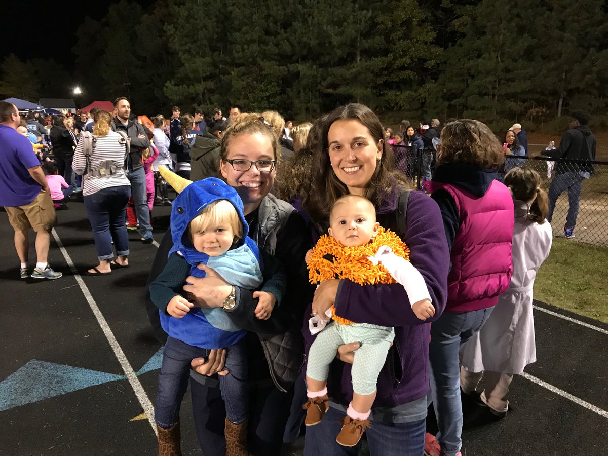 MrsHarrisLCB's tweet photo. Enjoying Track or Treat! #betheu #oneccps https://t.co/g5va3xep1p